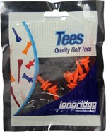 LONGRIDGE Castle Tees Plastic Orange 5mm x20