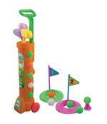 LONGRIDGE Deluxe Junior Plastic Golf Set Orange